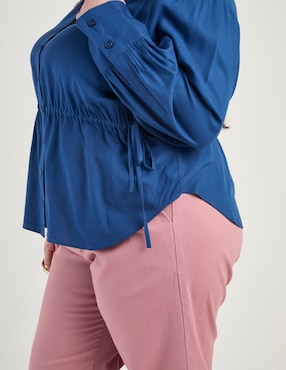 Blusa Weekend Plus manga larga para mujer