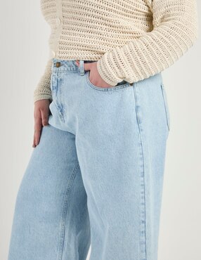 Jeans baggy a la cintura Weekend Plus para mujer