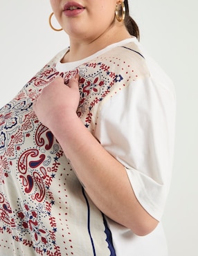 Blusa Weekend Plus manga corta para mujer