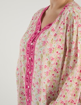 Blusa Weekend Plus manga larga para mujer