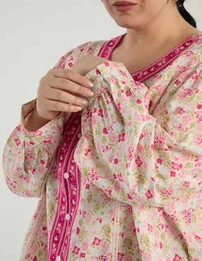 Blusa Weekend Plus manga larga para mujer