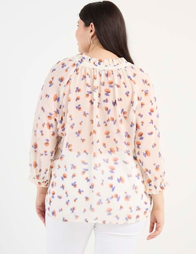 Blusa Weekend Plus manga 3/4 para mujer