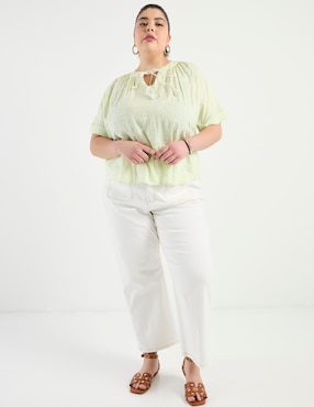 Blusa Weekend Plus manga corta para mujer