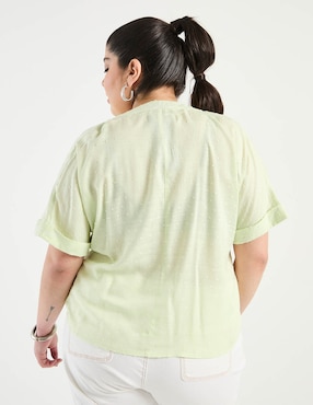 Blusa Weekend Plus manga corta para mujer