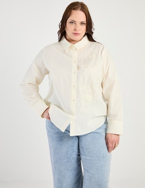 Blusa Weekend Plus manga larga para mujer