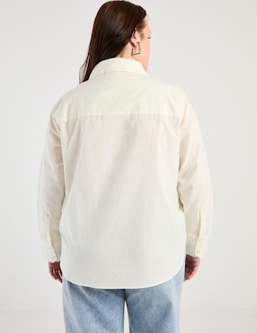 Blusa Weekend Plus manga larga para mujer