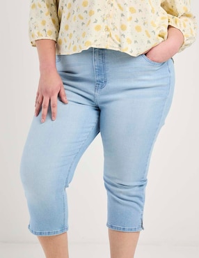 Pantalón capri Weekend Plus skinny para mujer