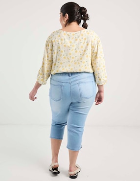 Pantalón capri Weekend Plus skinny para mujer