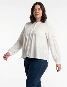 Blusa Weekend Plus manga larga para mujer