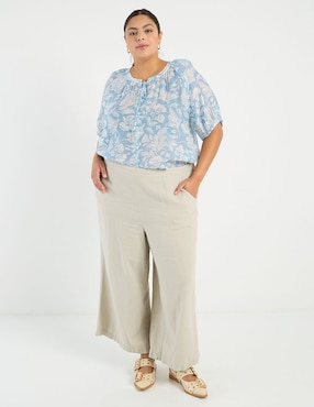 Blusa Weekend Plus manga al codo para mujer