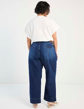 Jeans relaxed amplio Weekend Plus corte cintura para mujer