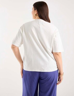 Blusa Weekend Plus manga al codo para mujer