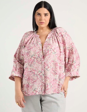 Blusa Weekend Plus manga 3/4 para mujer