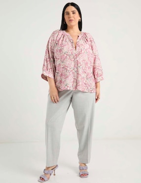Blusa Weekend Plus manga 3/4 para mujer