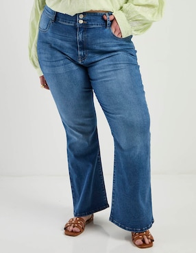 Jeans amplio cintura Weekend Plus para mujer
