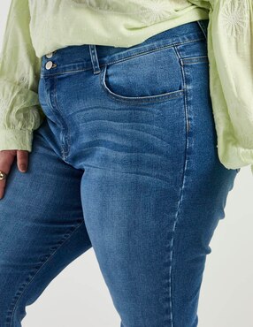 Jeans amplio cintura Weekend Plus para mujer