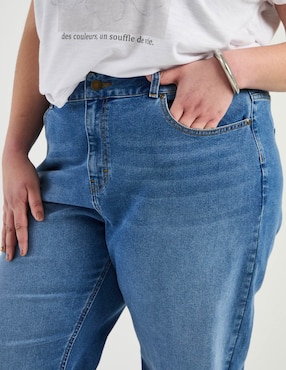 Jeans amplio cintura Weekend Plus para mujer