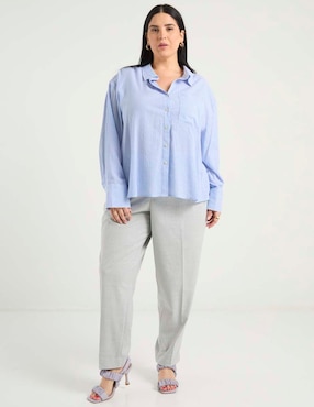 Blusa Weekend Plus manga larga para mujer