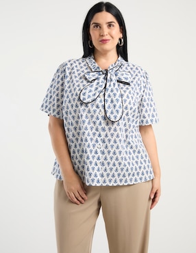 Blusa Weekend Plus manga corta para mujer