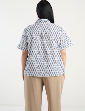 Blusa Weekend Plus manga corta para mujer