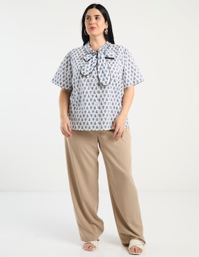 Blusa Weekend Plus manga corta para mujer