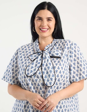 Blusa Weekend Plus manga corta para mujer