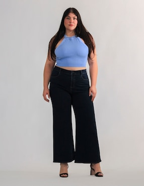 Jeans wide leg Oh Pomp para mujer