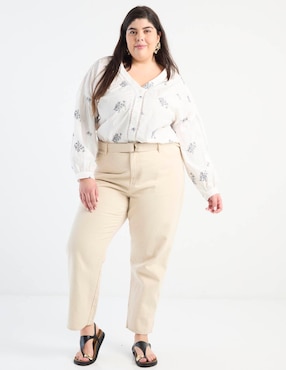 Blusa Weekend Plus manga larga para mujer