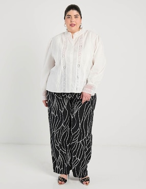 Blusa Weekend Plus manga larga para mujer