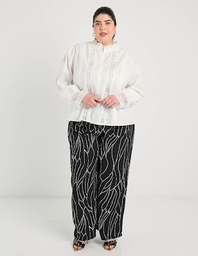 Blusa Weekend Plus manga larga para mujer