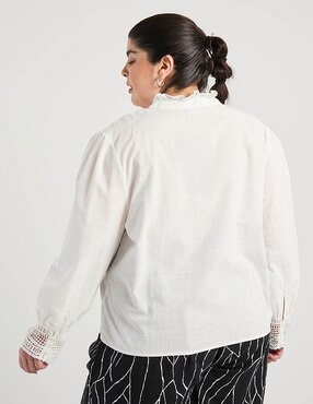 Blusa Weekend Plus manga larga para mujer