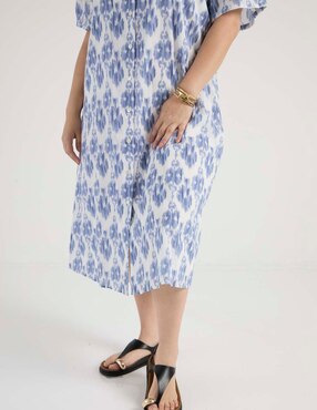 Vestido midi casual Weekend Plus para mujer
