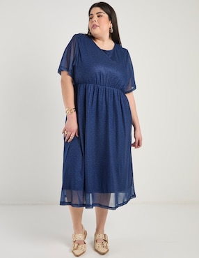 Vestido midi casual Disney Dtr para mujer