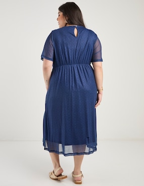 Vestido midi casual Disney Dtr para mujer