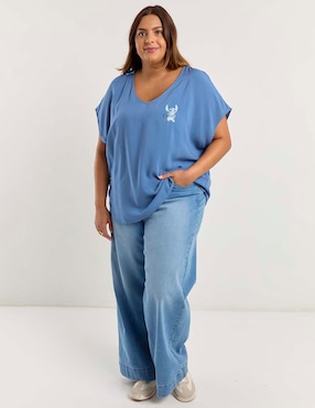 Blusa Disney Dtr manga corta para mujer