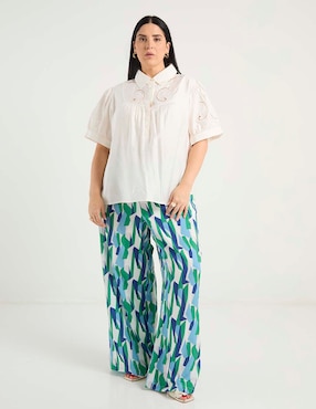 Blusa Weekend Plus manga corta para mujer