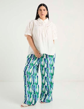 Blusa Weekend Plus manga corta para mujer