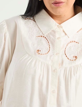 Blusa Weekend Plus manga corta para mujer