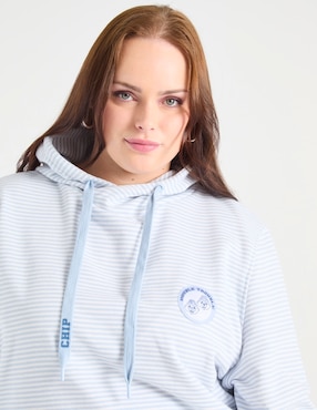 Sudadera con capucha y bolsa Disney Dtr Double Trouble para mujer