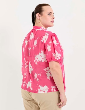 Blusa manga corta para mujer
