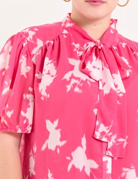 Blusa manga corta para mujer