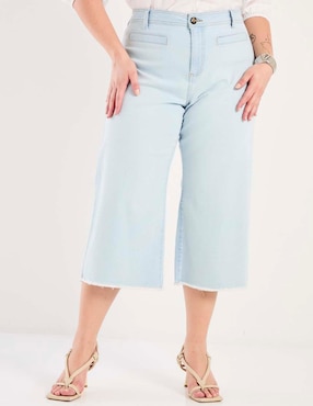Jeans amplio Weekend Plus corte cintura para mujer