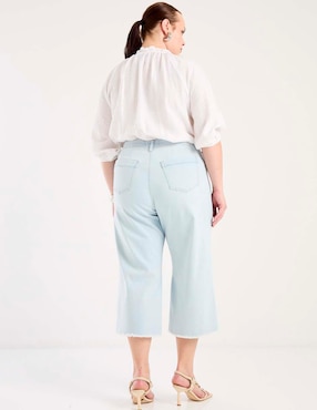 Jeans amplio Weekend Plus corte cintura para mujer