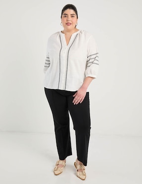 Blusa Weekend Plus manga 3/4 para mujer