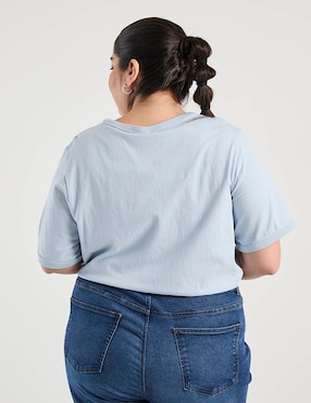 Playera manga corta Disney Dtr cuello redondo para mujer