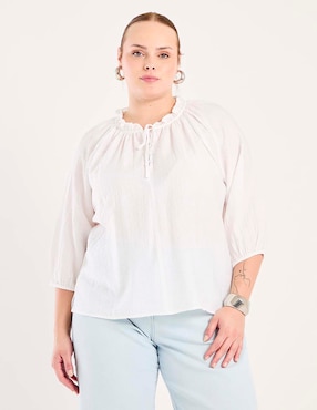 Blusa Weekend Plus manga 3/4 para mujer