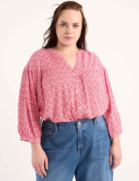 Blusa Weekend Plus manga 3/4 para mujer
