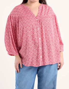 Blusa Weekend Plus manga 3/4 para mujer