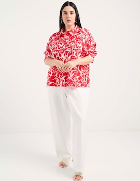 Pantalón Contempo Plus straight para mujer
