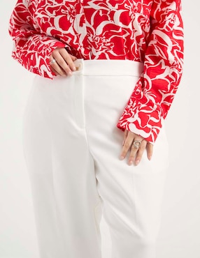 Pantalón Contempo Plus straight para mujer
